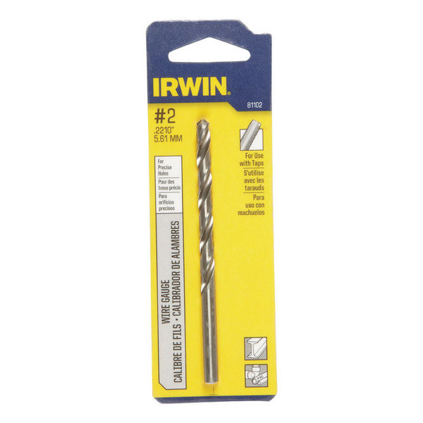Irwin Bit Drill #2Wire Ga Cd 81102